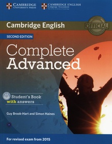 Complete advanced student´s book st+cd+key+cd class