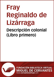 Descripción colonial (libro primero)