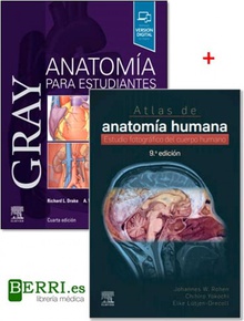 Pack Anatomía para estudiantes+Altas anatomía humana