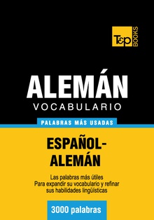 Vocabulario español-alemán - 3000 palabras más usadas