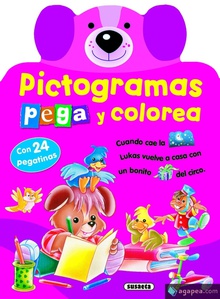 Pictogramas - Pega y colorea conejito