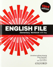 English file elementary workbook with key third edition
