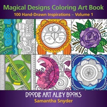Magical Designs Coloring Art Book 100 Hand-Drawn Inspirations