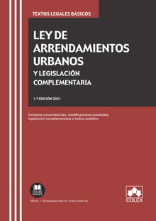 (21).LEY DE ARRENDAMIENTOS URBANOS Y LEGISLACIÓN COMPLEMENTARIA