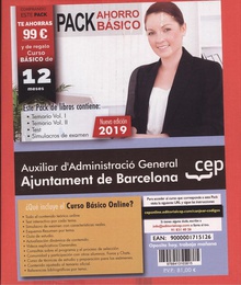 AUXILIAR D´ADMINISTRACIÓ GENERAL AJUNTAMENT DE BARCELONA Pack ahorro