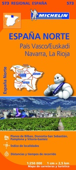 Mapa Pais Vasco, Euskadi, Navarra, La Rioja