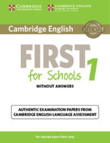 Cambridge english first school 1. Student +key