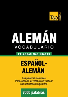 Vocabulario español-alemán - 7000 palabras más usadas