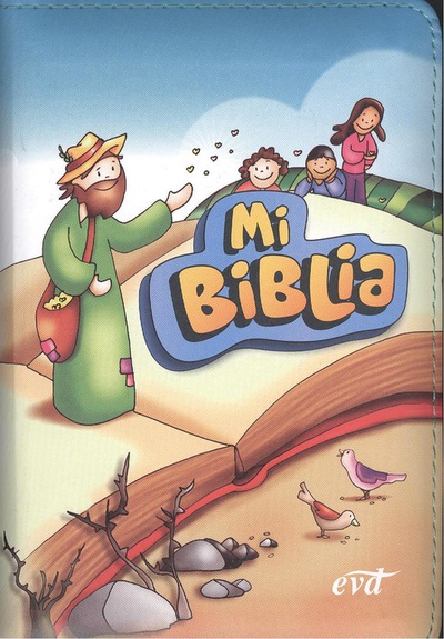 MI BIBLIA ILUSTRADA INFANTIL (Bolsillo - simil piel con cremallera)